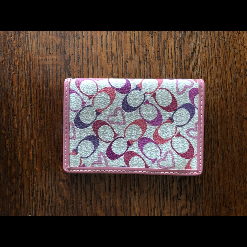 Coach travel wallet